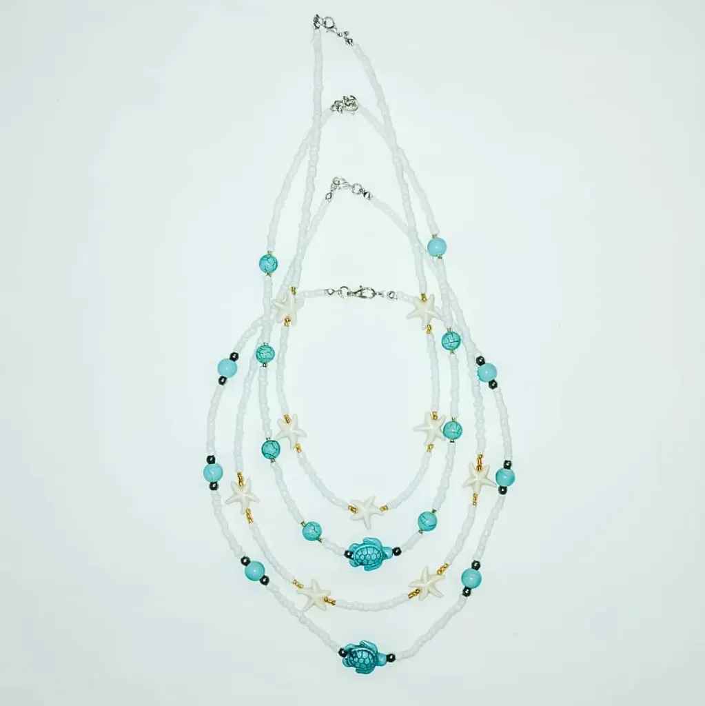 [SC008] Collar de tortuga y estrellas