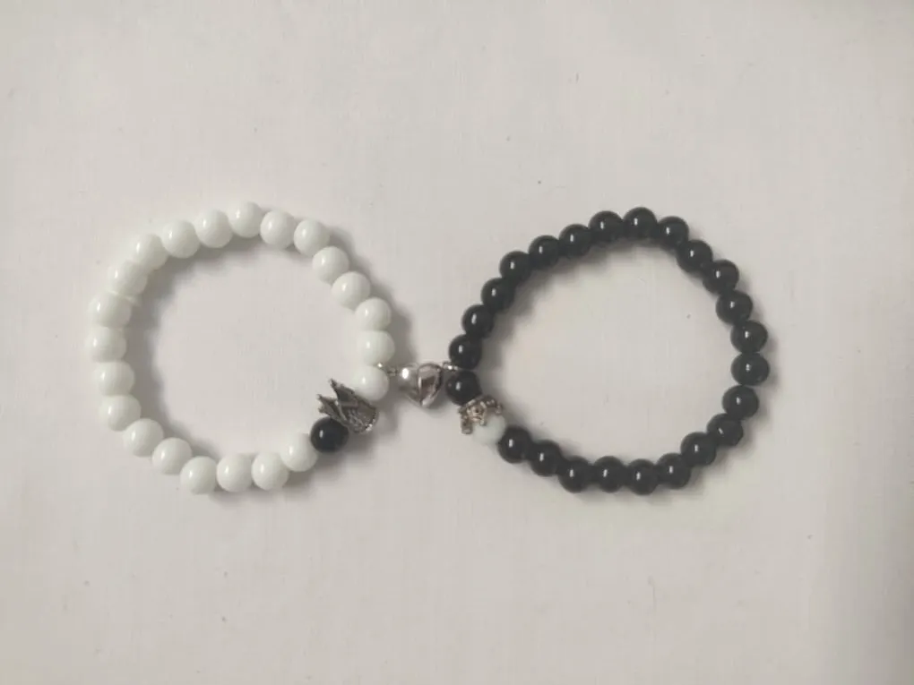 [SC043] Pulsera de pareja onix