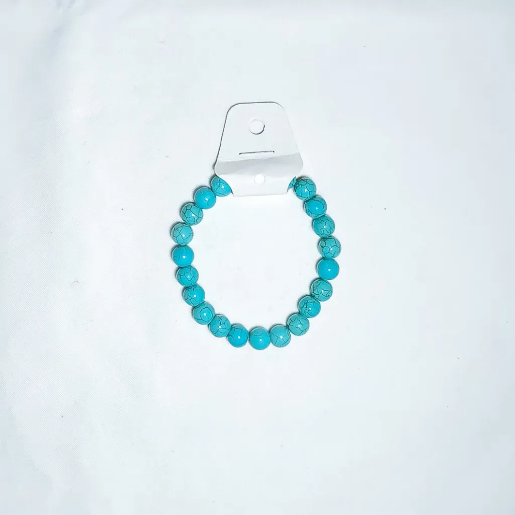 [SC051] Pulsera de piedra turquesa