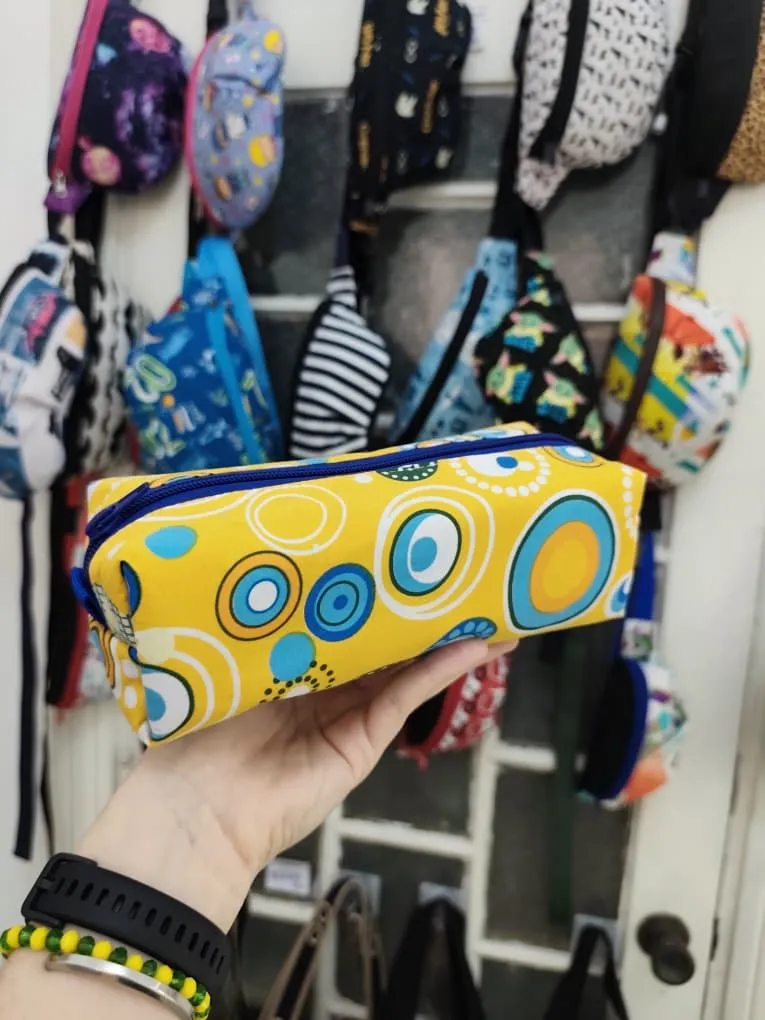 Neceser pequeño (Amarillo estampado)