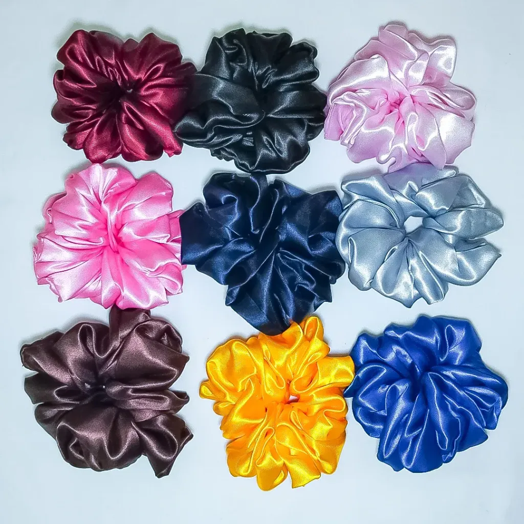 Scrunchie grande (Negro)