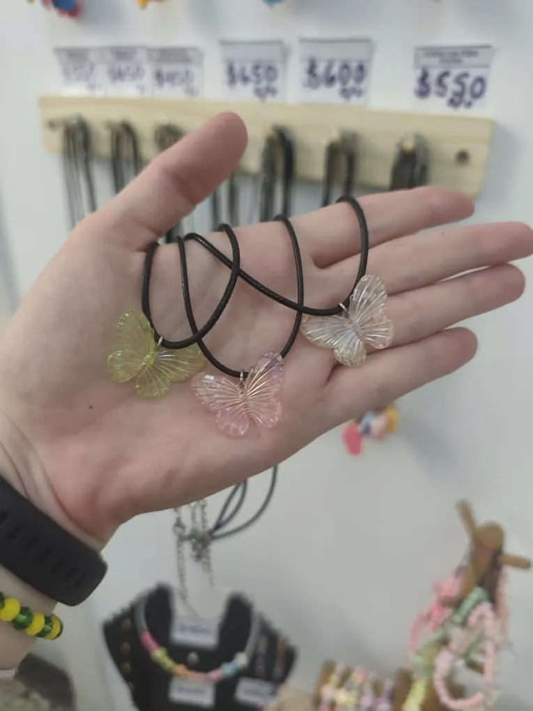 Cordon de mariposas (Blanco)